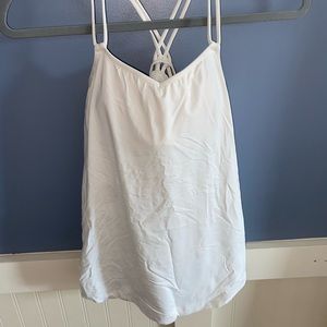 White LuluLemon tank
